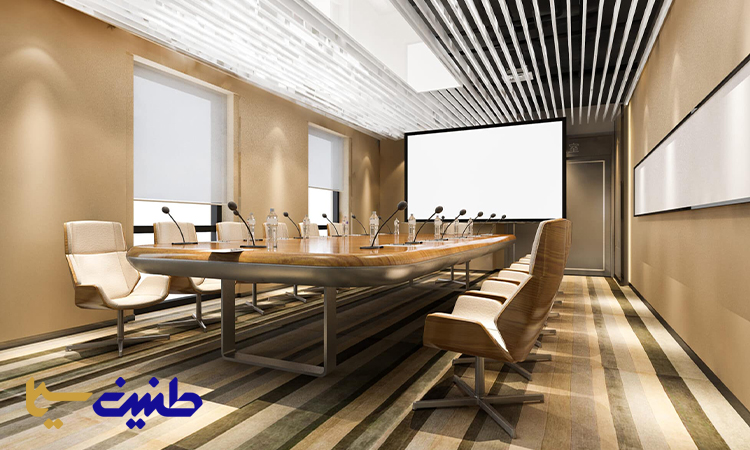 تأثیر تجهیزات صوتی و تصویری مدرن بر کارایی سالن‌ های کنفرانس