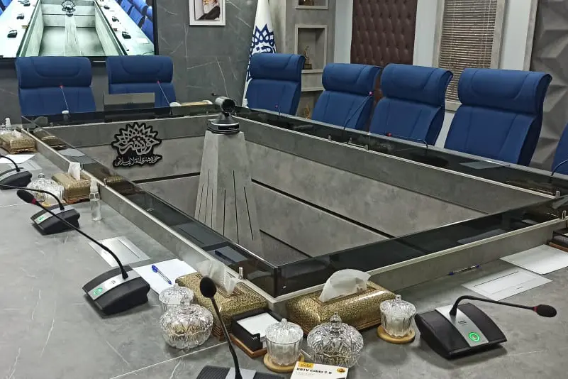 تجهیز سالن کنفرانس حوزه هنری توسط طنین سیما