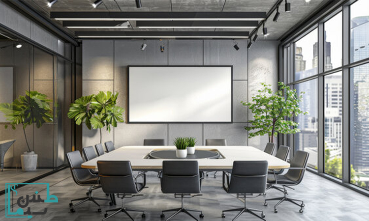 تحول در دکوراسیون اداری با طراحی هوشمندانه سالن‌های کنفرانس مدرن