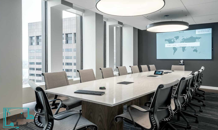 طراحی اتاق کنفرانس مدرن