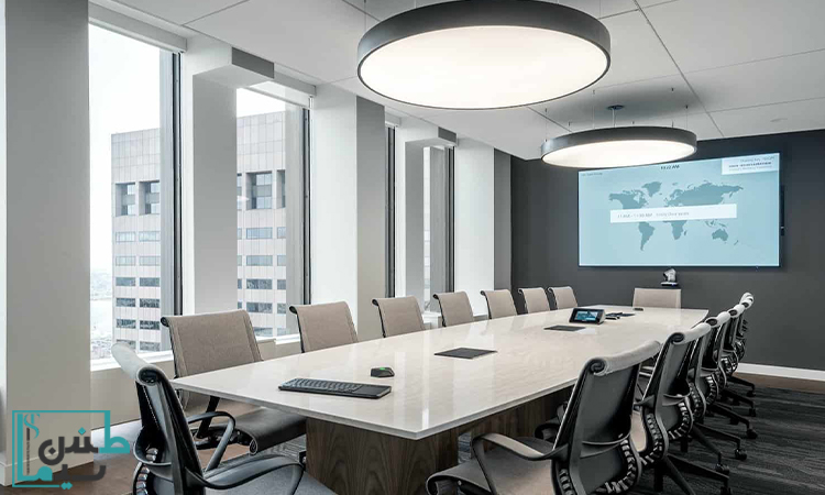 طراحی سالن کنفرانس اداری