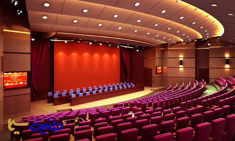 انقلاب در شبیه‌سازی پروژه‌ها با مدل‌سازی سه‌بعدی سالن کنفرانس