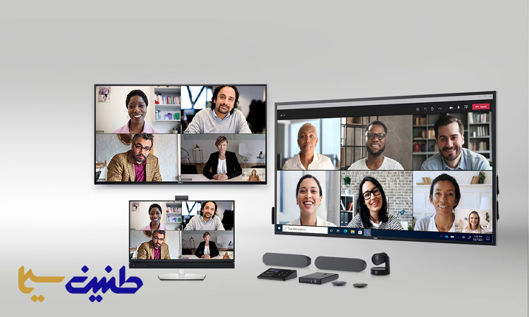 ایده‌های خلاقانه برای استفاده از مانیتورهای توکار در دکوراسیون اداری